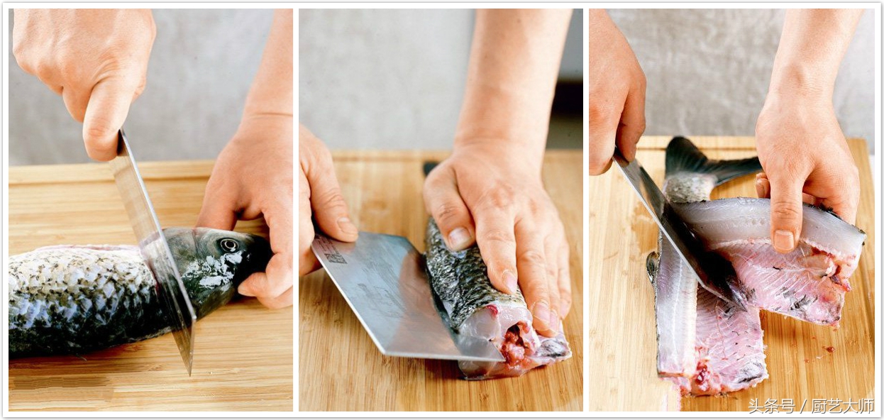 松鼠鱼改刀详细步骤图片,松鼠鱼改刀全过程视频