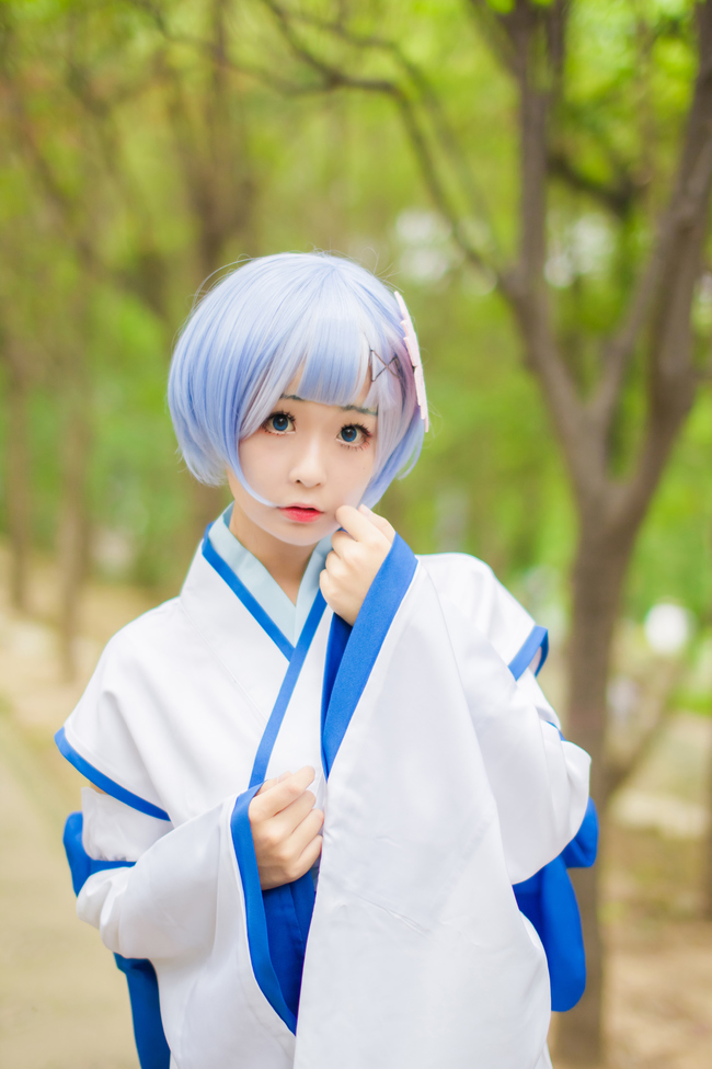 从零开始的异世界生活魔女cos,从零开始的异世界拉姆蕾姆cos