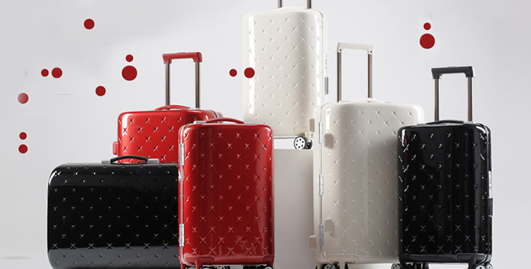 日本前置开口拉杆箱万向轮行李箱,铝框行李箱万向轮加厚耐用拉杆箱