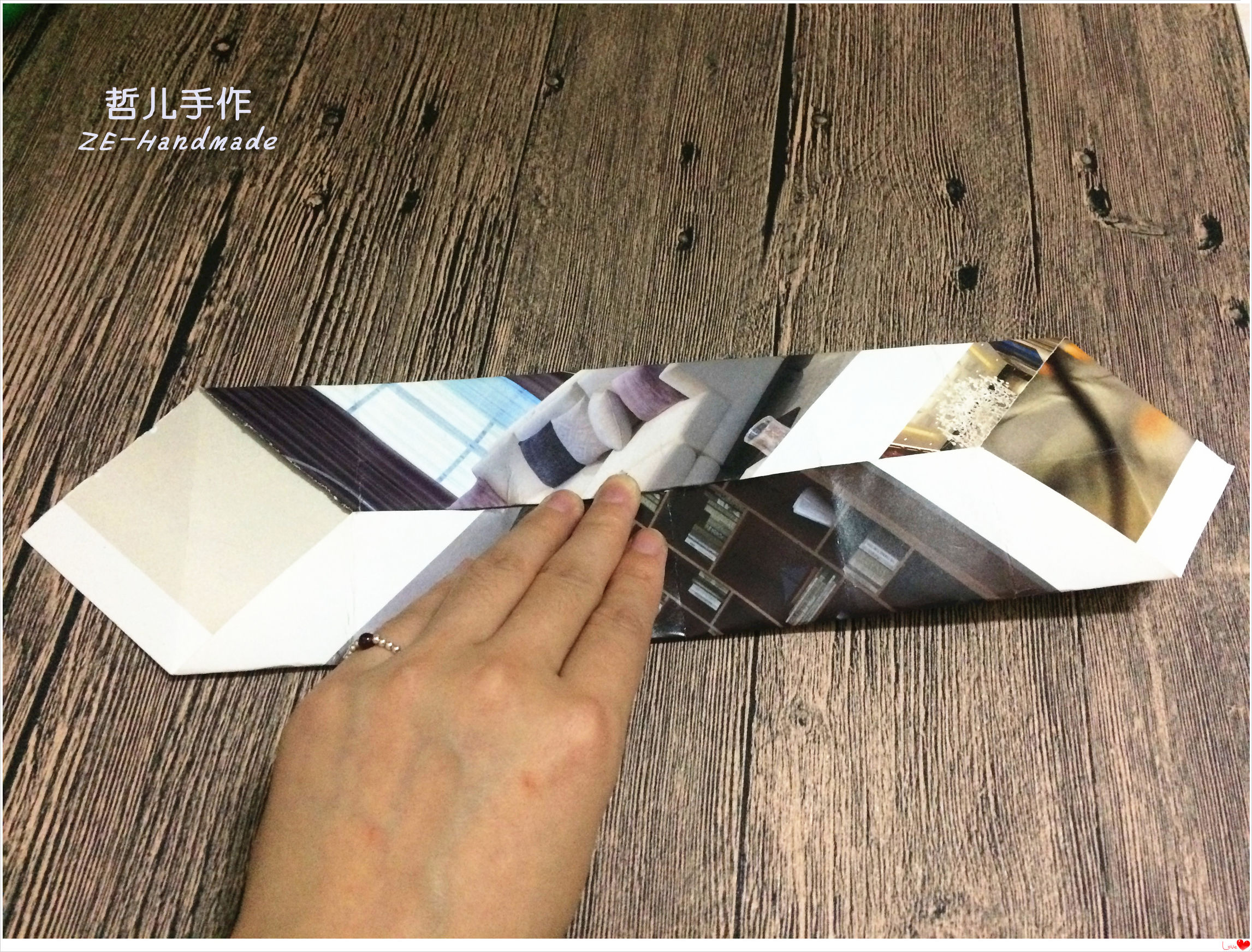 用瓶子折纸的牙签盒,折纸手工储物盒装饰品