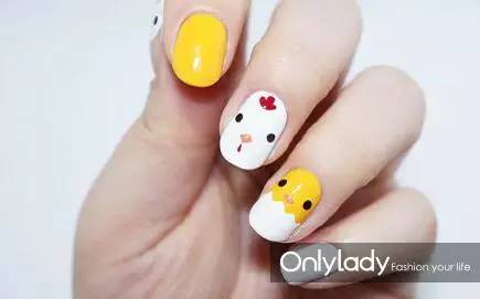 美甲款式推荐2024夏款手绘美甲,美甲款式手绘爆款美甲图显白