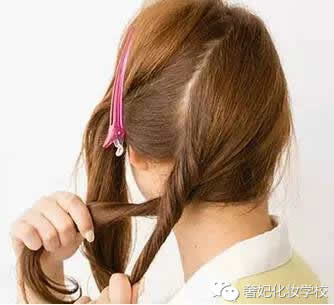 气质半披发编发教程,披发慵懒风编发教程