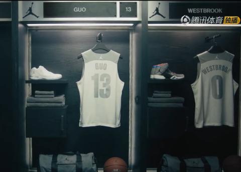 郭艾伦成为亚洲第一位签约aj,郭艾伦大侄子变小孩子