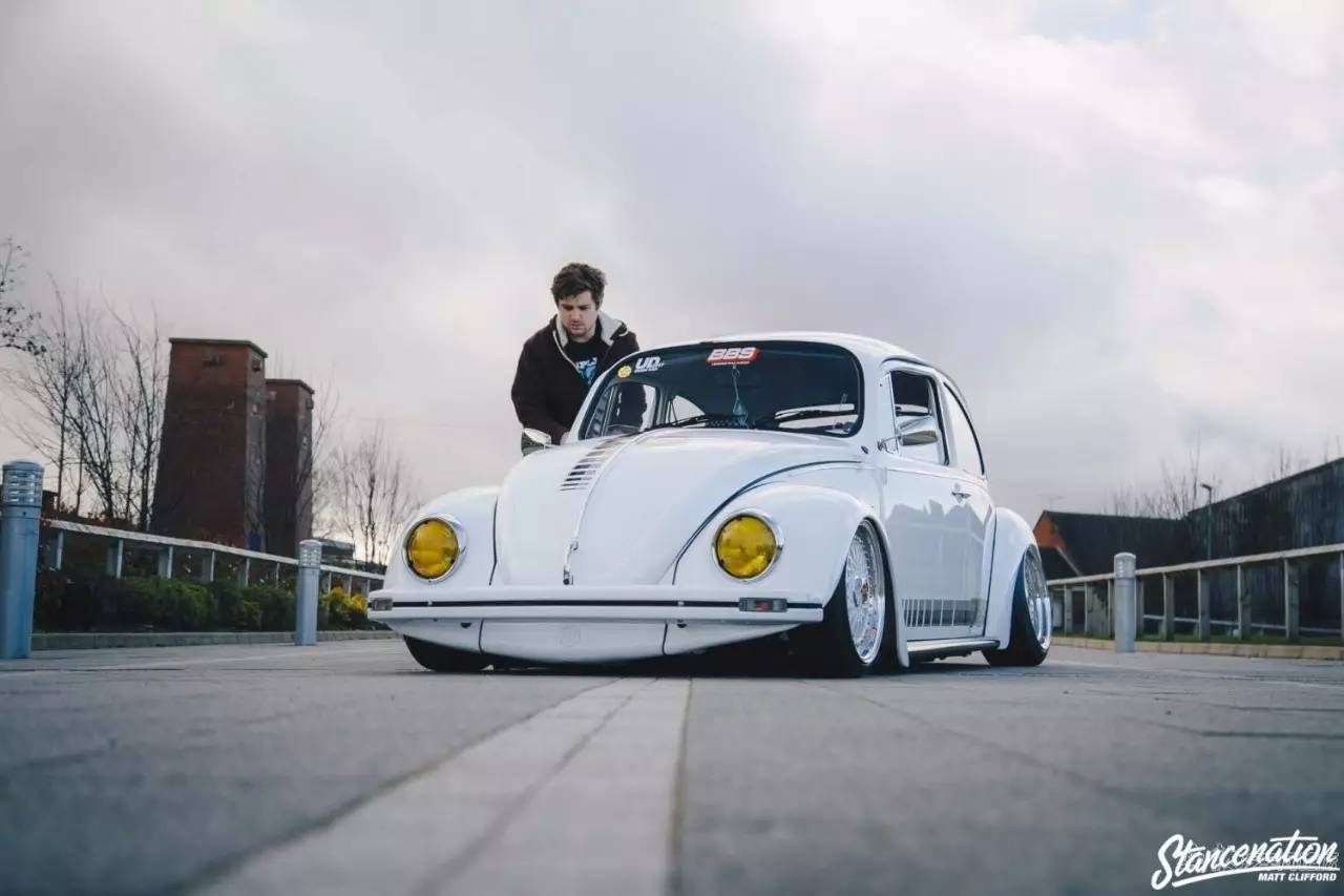 甲壳虫改装宽体低趴,大众甲壳虫敞篷改装低趴