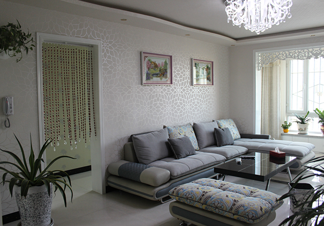 婚房客厅十字绣最新款家和万事兴,婚房电视墙挂什么十字绣图案