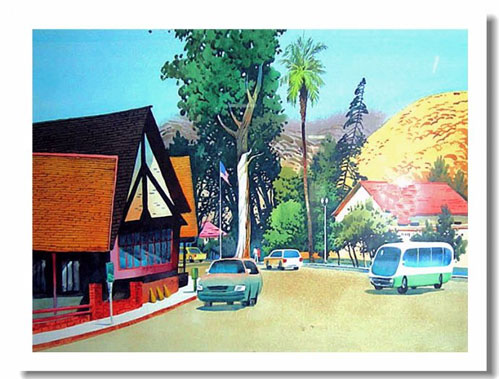 天天漫画网：实力派画家王培堃《水彩风景画---广西八景之滨》