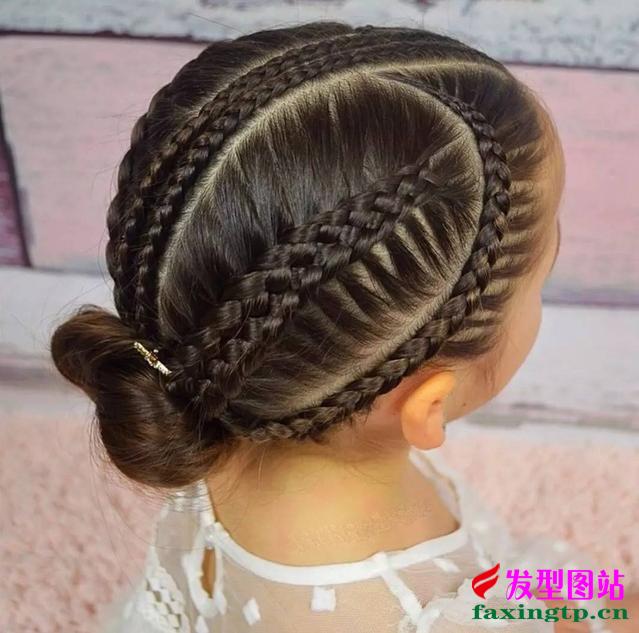 10款儿童花式编发技法合集，时尚妈咪赶快收藏起来