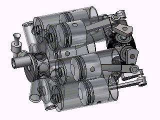 汽车部件动态原理图（动画一目了然）