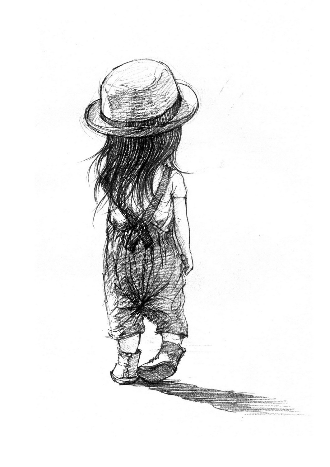 天空下的小雏菊绘画水彩,天空下的绘画作品