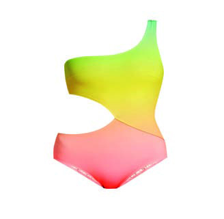 泳衣怎么穿休闲优雅秀出秀美气质,海边遮肉泳衣高级感