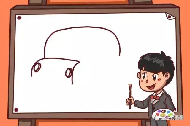 宝宝认识的交通工具简笔画,儿童简笔画入门小汽车0-3岁