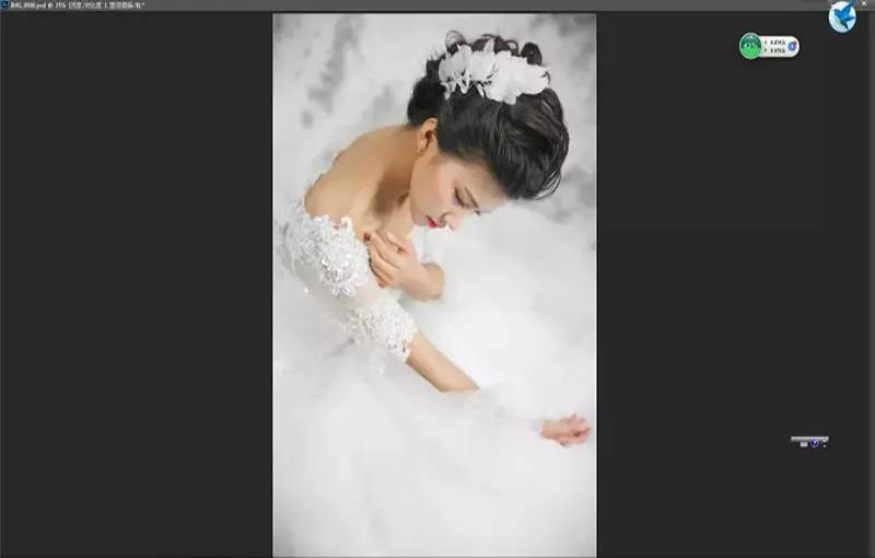 ps大花婚纱照教程,photoshop教程制作图片