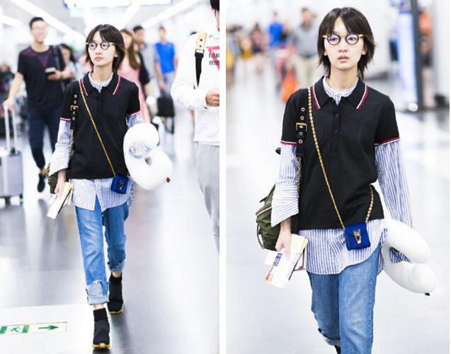 躲镜头的女星,躲镜头迪丽热巴