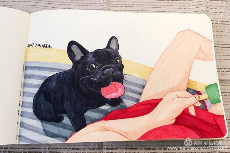 灏忕嫍ins椋庣畝鍗曞張濂界湅缁樼敾,钀屽疇鐙楃嫍缁樼敾浣滃搧