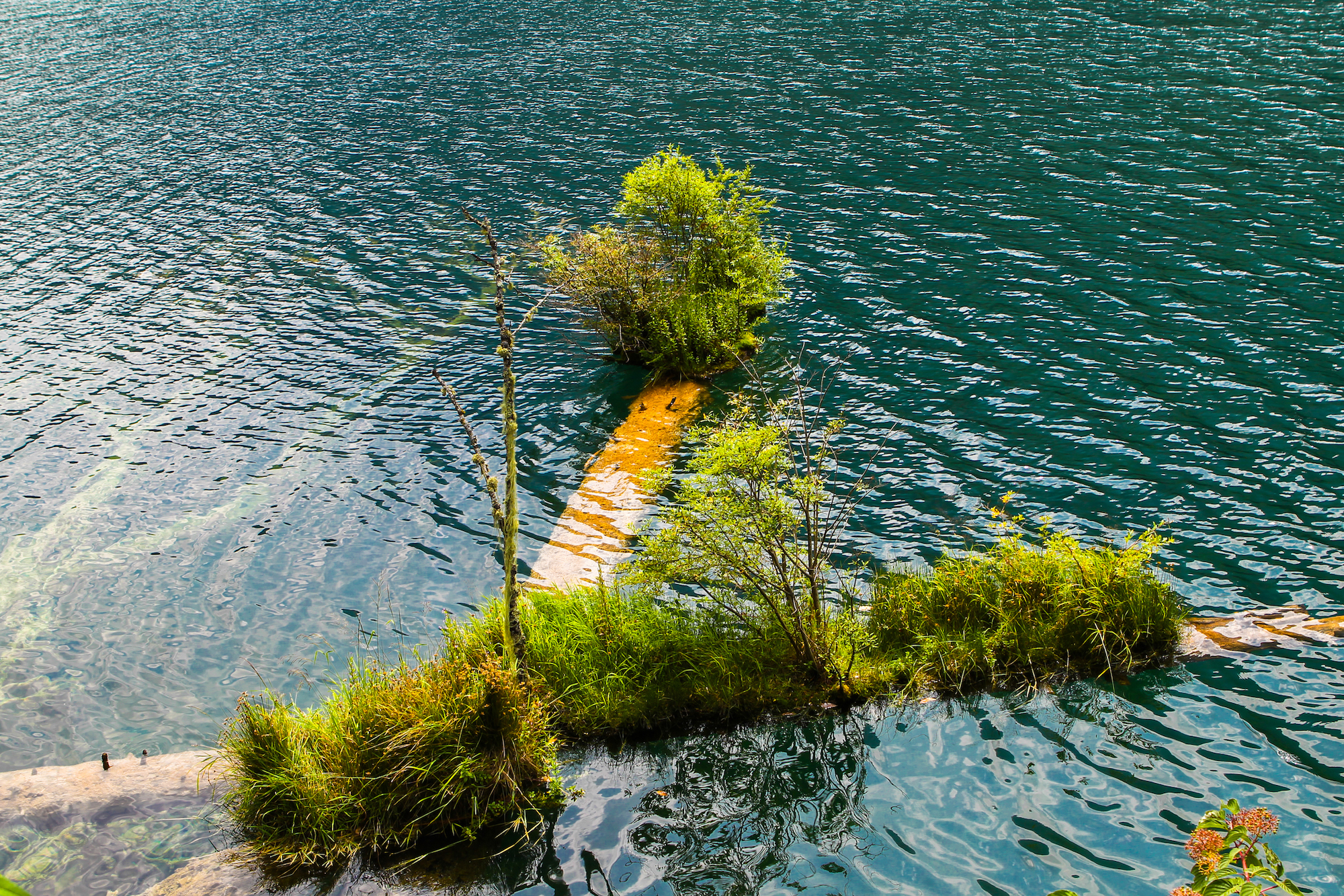 地震前的九寨沟美景,航拍地震前九寨沟所有景点
