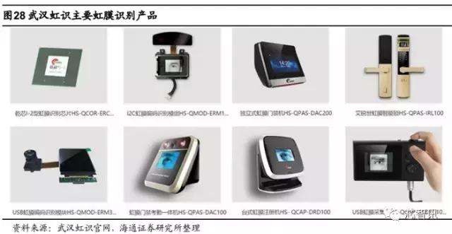 生物识别技术与数据挖掘,生物虹膜识别产业链