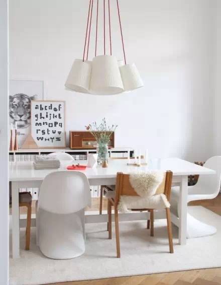 餐桌方形折叠圆桌,客餐厅一体式餐桌选圆桌还是长桌