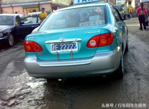 出租车专属车牌号,出租车号牌怎么保留