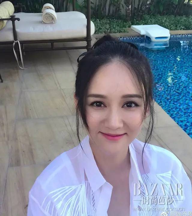 38岁陈乔恩甜美似少女,38岁陈乔恩惊艳的照片