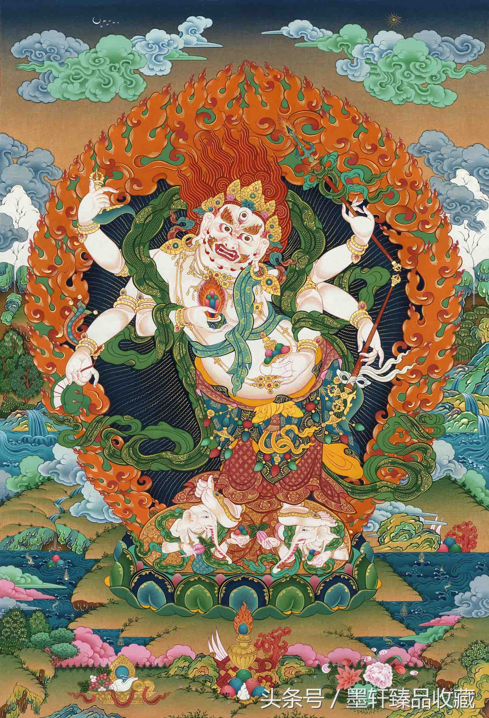 佛山唐卡国画,唐卡绘画作品欣赏图片高清