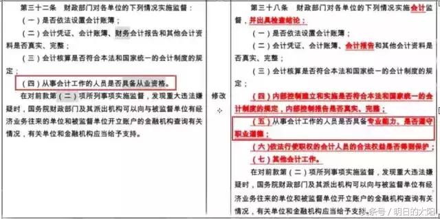 会计法的基本原则,会计法的十大变化