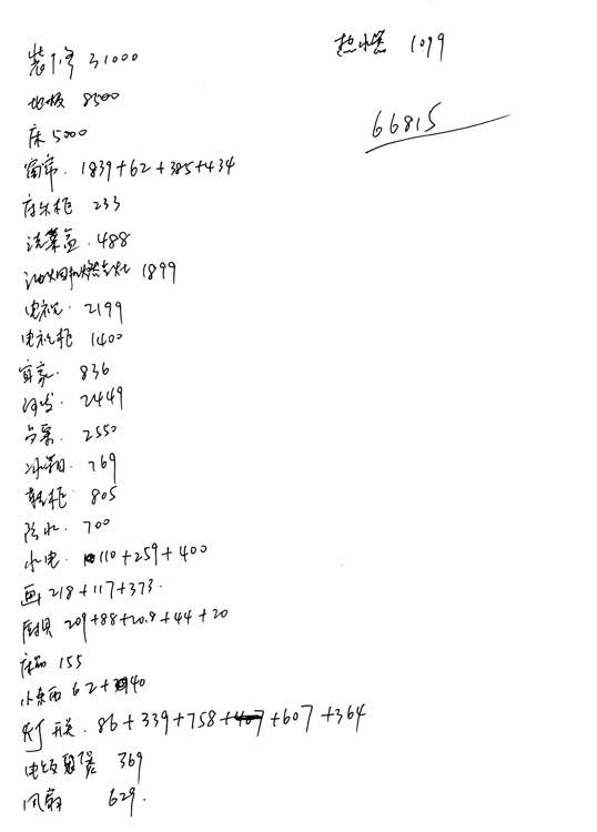 手机像素不是很高，晒晒6万北欧宜家风装修，最后附上装修清单