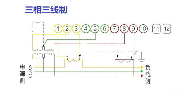 电工单相电表接线图考题,电表接线方法电工