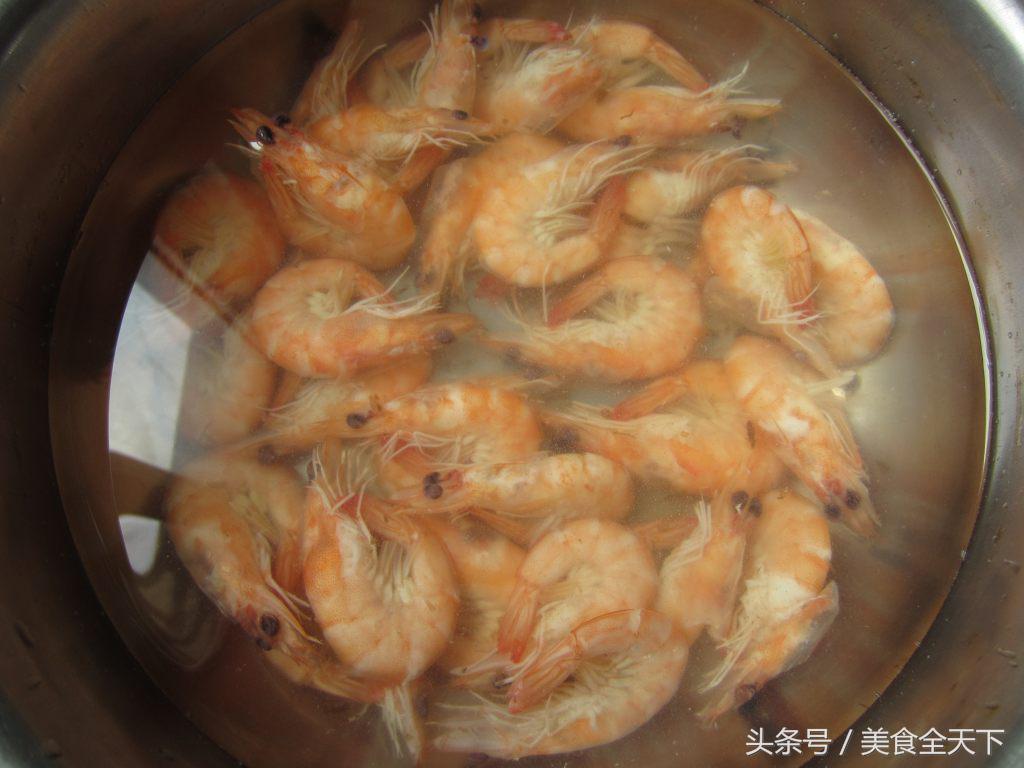 基围虾家常做法白灼虾水里加盐吗,白灼冰鲜基围虾