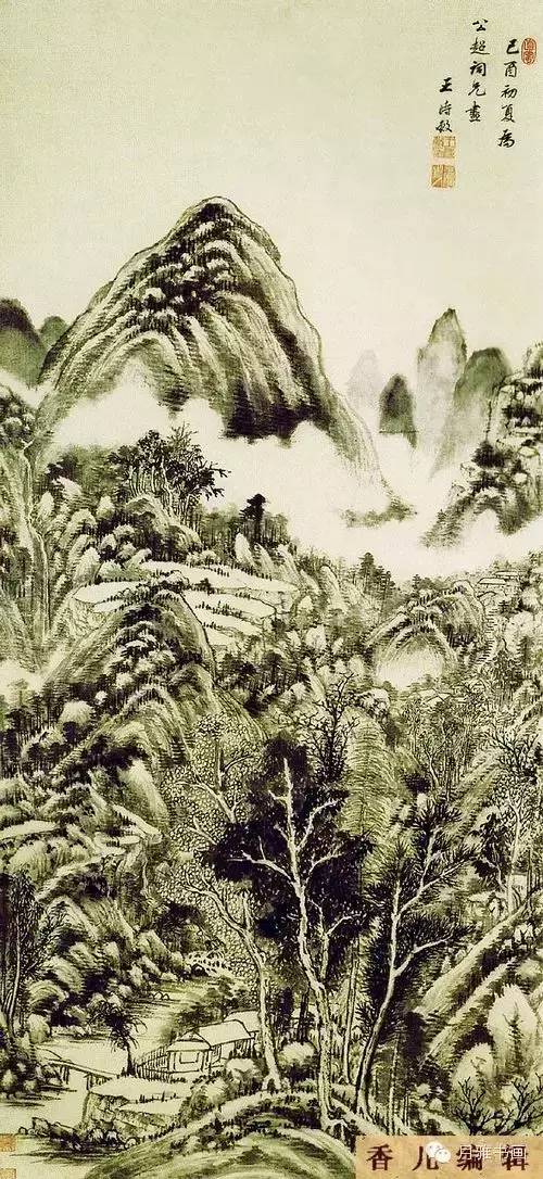 清代龚贤山水画高清大图,清代山水画名家作品欣赏