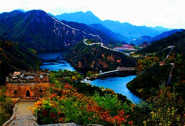 北京黄花城水长城玩雪,夏天去黄花城水长城