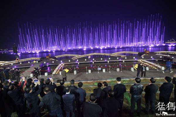 郑州航空港喷泉,郑州漂浮乐曲喷泉