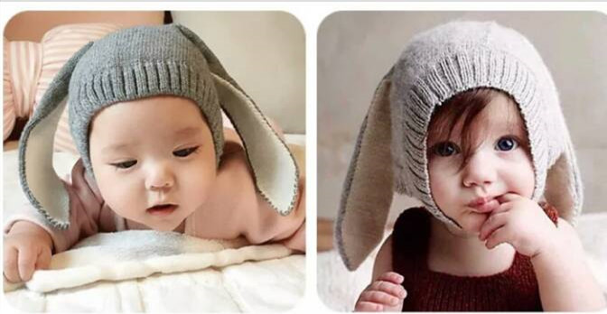 超级超级萌的宝宝帽,洋气超萌的女宝宝帽