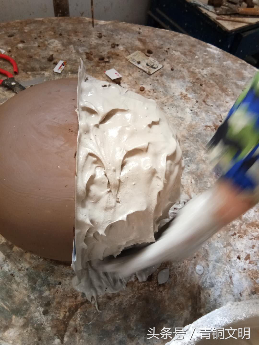 青铜器制作过程展板,青铜器工艺制作流程图文