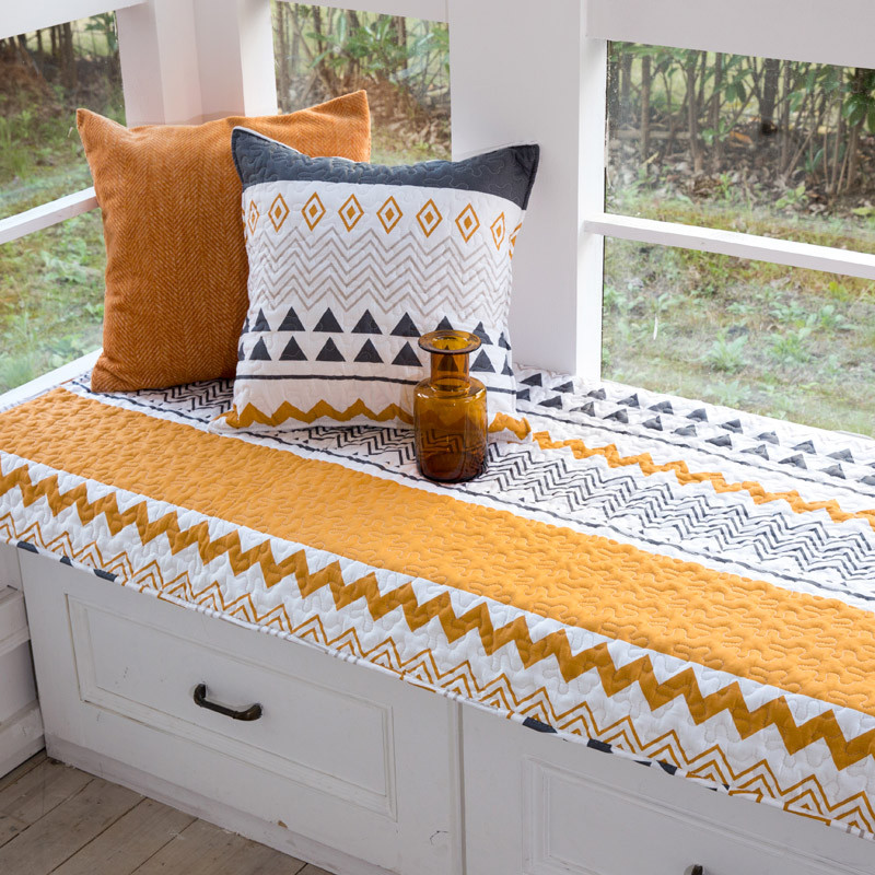 房子软装设计暖色极简风,黄色瓷砖精装房软装设计