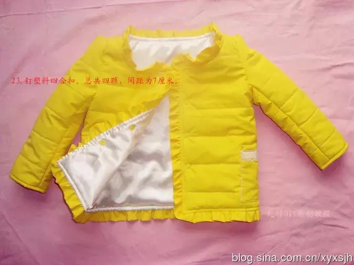 女童棉服编织教程视频,儿童棉服制作教程