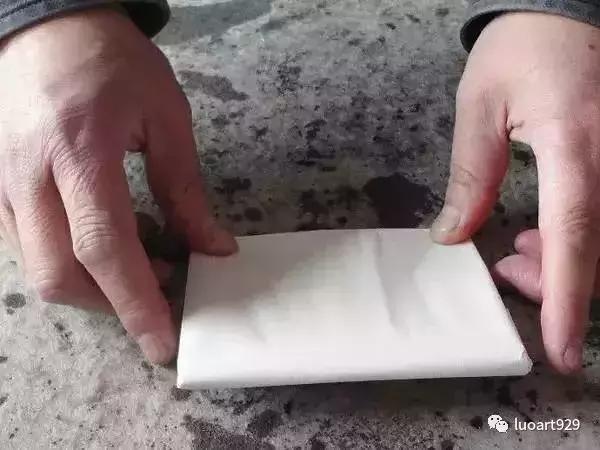 书法的折纸方法欧体,14个字的书法折纸