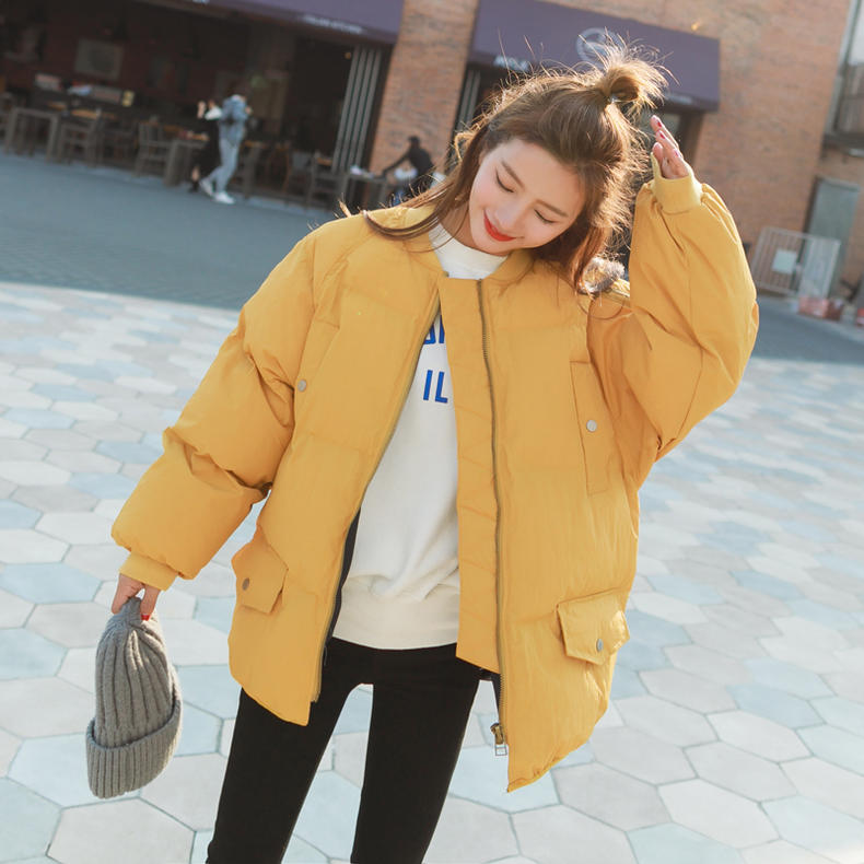 冬装穿搭oversize棉服,时髦棉服保暖显高百分百的女人味