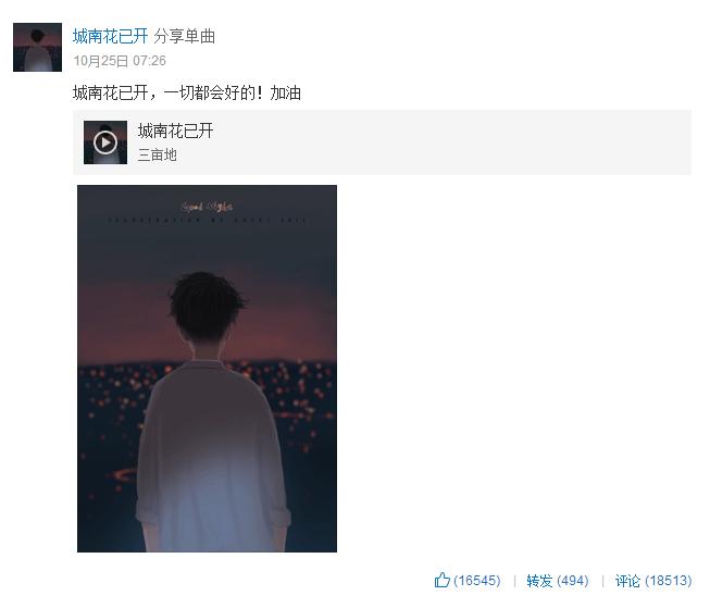 网易云十大感人催泪热评,网易云城南花已开的故事
