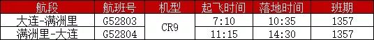 满洲里机场有到哪的航班,满洲里航班时刻表最新