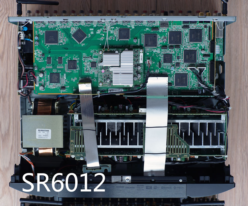 天龙AVR-X6400H和马兰士SR6012拆解！谈两台相差一万的AV功放区别
