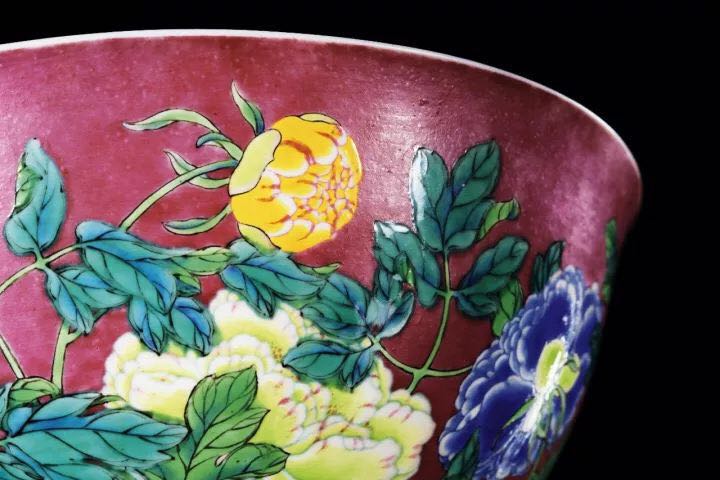 拍卖2000多万的珐琅彩,五六十年代的掐丝珐琅彩瓷器