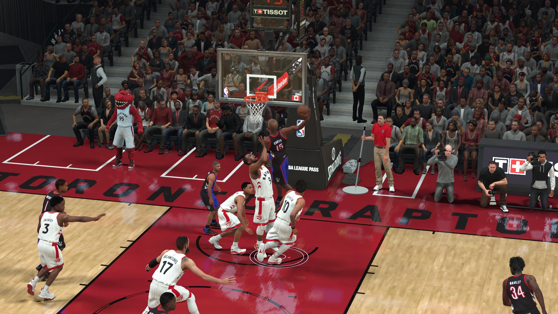 文斯卡特巅峰时40个未公开的扣篮,文斯卡特2k18在哪个队伍