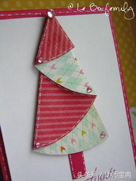 手工新年贺卡立体贺卡简单又漂亮,圣诞节贺卡立体简单又漂亮英语