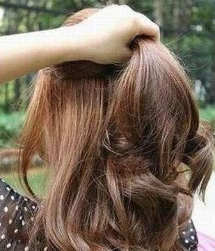 韩式公主头发型图解,韩式公主头扎头发视频