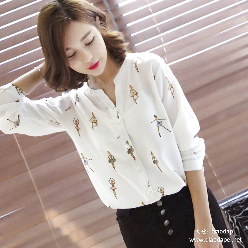 有哪些好看的雪纺衫,又一款好看的雪纺衫