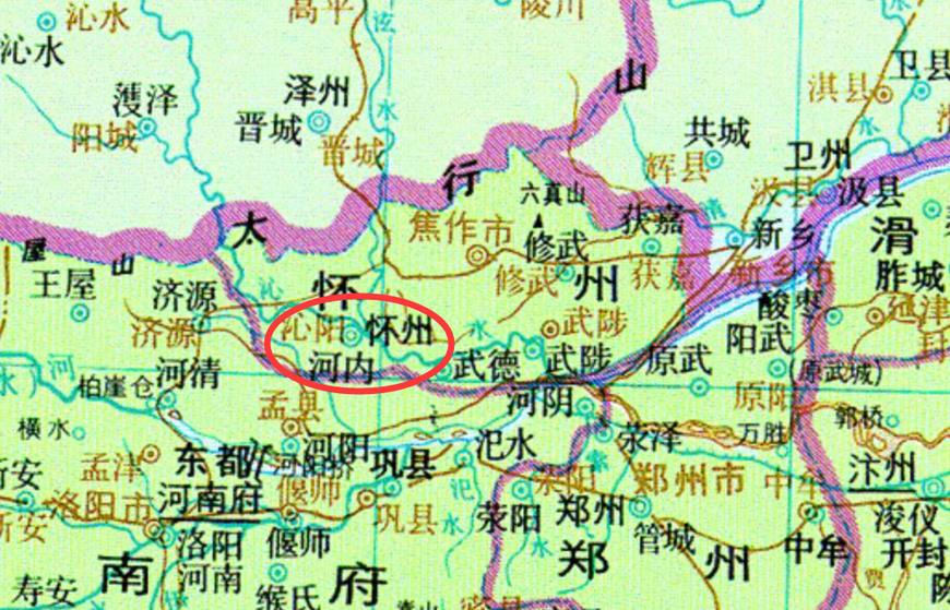 河南沁阳市----古称覃怀、野王、河内