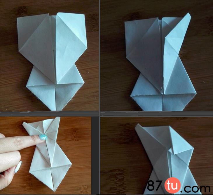 美少女战士手工折纸贺卡,少女们折纸简单教程