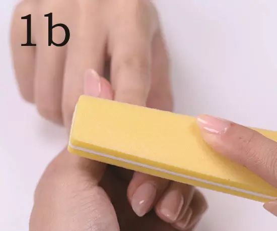 美甲教程初学涂甲油胶手法练习,做甲油胶美甲正确步骤图