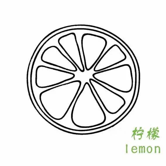 儿童简笔画大全图片水果涂色,秋天成熟的水果有哪些简笔画