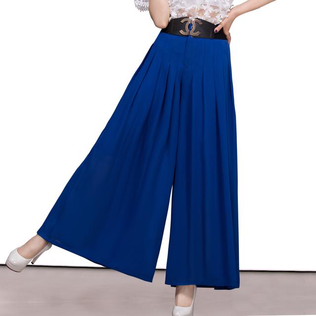 雪纺阔腿裤夏季搭配,夏季雪纺阔腿裤搭配